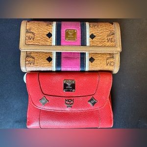 Bundle of 2 MCM Wallets